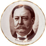 TWO PAIRS OF BRYAN AND TAFT PORTRAIT PLATES.