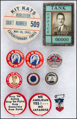 WORLD WAR II ELEVEN ITEMS INCLUDING RARITIES.