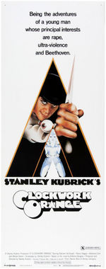 "A CLOCKWORK ORANGE" INSERT MOVIE POSTER.