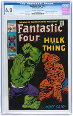 "THE INCREDIBLE HULK" & "FANTASTIC FOUR" CGC PAIR.