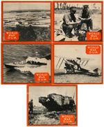 "WORLD WAR GUM" CANADIAN GUM CARD SET.