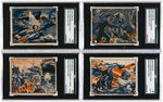 "WAR NEWS PICTURES" GUM, INC. COMPLETE SET WITH SGC-GRADED "DIRTY DOZEN."