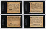 "WAR NEWS PICTURES" GUM, INC. COMPLETE SET WITH SGC-GRADED "DIRTY DOZEN."