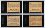 "WAR NEWS PICTURES" GUM, INC. COMPLETE SET WITH SGC-GRADED "DIRTY DOZEN."