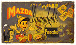 “PINOCCHIO MAZDA DISNEYLIGHTS” BOXED SET.