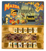 “PINOCCHIO MAZDA DISNEYLIGHTS” BOXED SET.