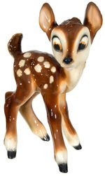 BAMBI LARGE AND EXCEPTIONAL CERAMIC FIGURINE BY ZACCAGNINI.