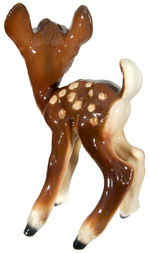 BAMBI LARGE AND EXCEPTIONAL CERAMIC FIGURINE BY ZACCAGNINI.