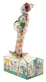 "DANDY-JIM THE CLOWN DANCER" UNIQUE ART WIND-UP TOY.