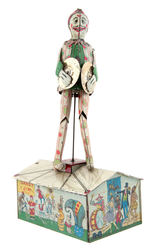 "DANDY-JIM THE CLOWN DANCER" UNIQUE ART WIND-UP TOY.