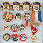 WORLD WAR I WELCOME HOME AND VICTORY OUTSTANDING BUTTON COLLECTION.