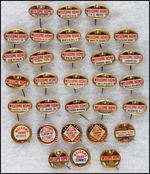 "WELCOME HOME" EXTENSIVE WORLD WAR I BUTTON COLLECTION.