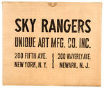 “SKY RANGERS” BOXED TIN WIND-UP BY UNIQUE ART.