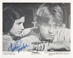 "STAR WARS" - CARRIE FISHER & MARK HAMILL SIGNED STILL.