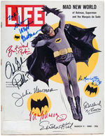 BATMAN CAST-SIGNED "LIFE" MAGAZINE.