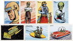 "DAN DARE PICTURE CARD ALBUM" ENGLISH CANDY PREMIUM CARD ALBUM & CARDS.