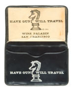 PALADIN "HAVE GUN WILL TRAVEL" BUSINESS CARD CASE.