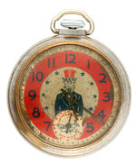 "UNCLE SAM" BOXED POCKET WATCH.