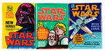 “STAR WARS” TOPPS GUM CARD DISPLAY BOXES WITH PACKS.