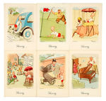 “HENRY” TWO COMPLETE ENGLISH CIGARETTE CARD SETS.