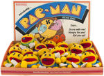 "PAC-MAN BEAN BAG" KNICKERBOCKER PLUSH DISPLAY.