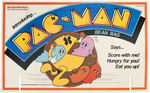 "PAC-MAN BEAN BAG" KNICKERBOCKER PLUSH DISPLAY.