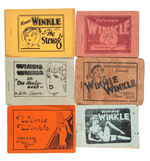 "WINNIE WINKLE" 8-PAGER/GROUP OF SIX.