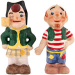 LI’L ABNER CHARACTERS SHMOOS, MAMMY AND PAPPY LOT OF FOUR SALT & PEPPER SETS.