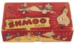 “SHMOO” BOXED CLOCK WITH TWO ADDITIONAL COLOR VARIETIES.