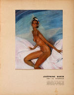 JOSEPHINE BAKER FEATURED IN "FOLIES BERGERE - 1937" PROGRAM.