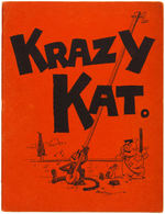 "KRAZY KAT - A JAZZ PANTOMIME" ILLUSTRATED MUSIC BOOK.