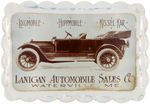"LANIGAN AUTOMOBILE SALES CO." GLASS PAPERWEIGHT.