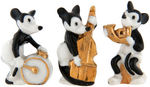 MICKEY MOUSE SMALL GERMAN BAND FIGURINE LOT.