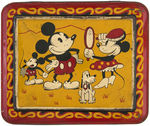 MICKEY MOUSE & MINNIE MOUSE LARGE SWISS CANDY TIN.