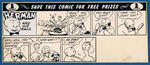 TOPPS “HERMAN AND HIS PALS” ORIGINAL ART LOT OF FOUR BY WESLEY MORSE.