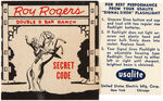 "ROY ROGERS AND TRIGGER SIGNAL SIREN" BOXED FLASHLIGHT.