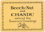 "CHANDU THE MAGICIAN" BEECH-NUT PREMIUM LOT.