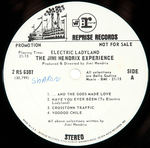 JIMI HENDRIX EXPERIENCE "ELECTRIC LADYLAND” PROMO LP.