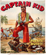 "CAPTAIN KID PIRATE OUTFIT" BOXED HOLSTER SET.