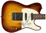 THE PRETENDERS BAND SIGNED ELECTRIC GUITAR.