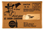 "KIT CARSON STAGECOACH/COCA-COLA" BOXED PREMIUM.