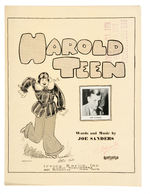 "HAROLD TEEN" SHEET MUSIC FOUR PIECE LOT.