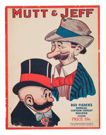 "MUTT AND JEFF" FIVE PIECE SHEET MUSIC/FOLIO LOT.