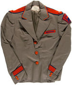 NEW YORK WORLD'S FAIR 1940 OFFICIAL FEMALE EMPLOYEE JACKET & HAT.