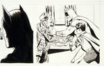 GOLDEN AGE BATMAN TRYOUT SEQUENCE ORIGINAL ART.