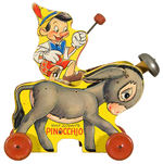 PLUCKY PINOCCHIO FISHER-PRICE PULL TOY.