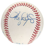 PITCHING LEGENDS SIGNED RAWLINGS BASEBALL TRIO.