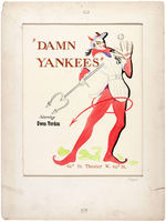 "DAMN YANKEES" THEATER SPECIALTY ORIGINAL ART.