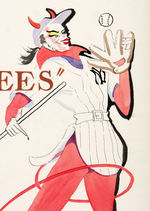 "DAMN YANKEES" THEATER SPECIALTY ORIGINAL ART.