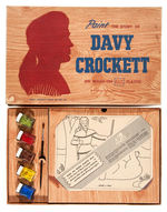 "PAINT THE STORY OF DAVY CROCKETT" BOXED SET.